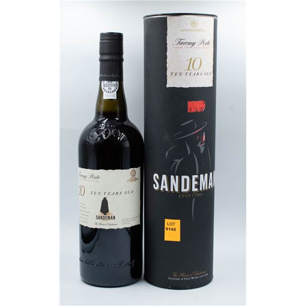 TAWNY PORTO 10 YEAR AGED SANDEMAN 750ML 20%