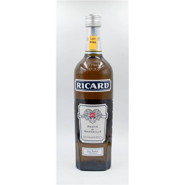 RICARD PASTIS DE MARSIELLE 750ML 45%