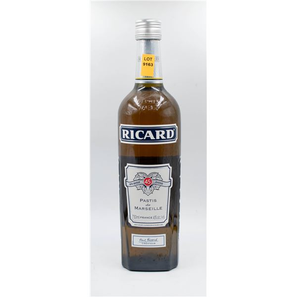 RICARD PASTIS DE MARSIELLE 750ML 45%