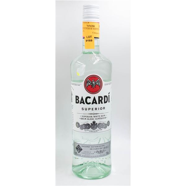 BACARDI SUPERIOR WHITE RUM 750ML 40%