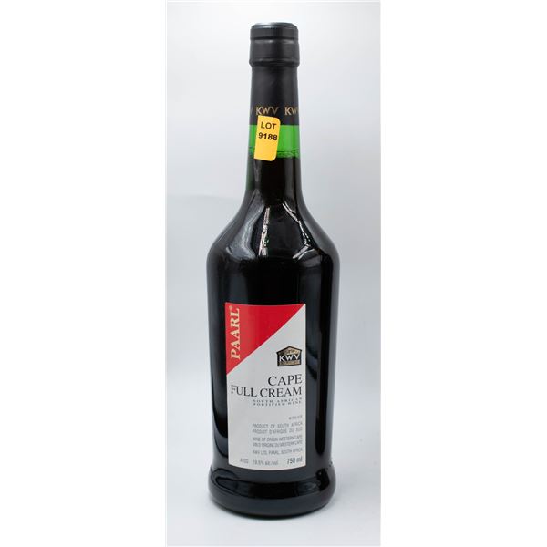 CAPE FULL CREAM FORTIFIED WINE 750ML 19.5%