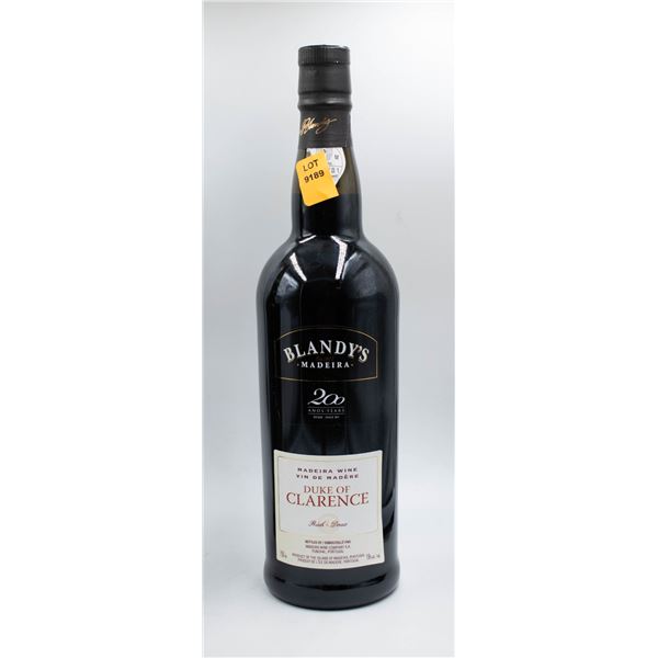 BLANDY'S DUKE OF CLARENCE WINE 750ML 19%