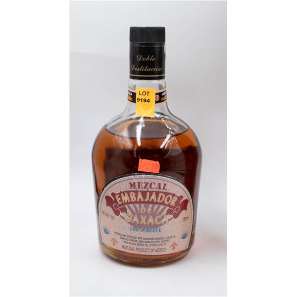 MEZCAL EMBAJADOR OAXACA 750ML 40%