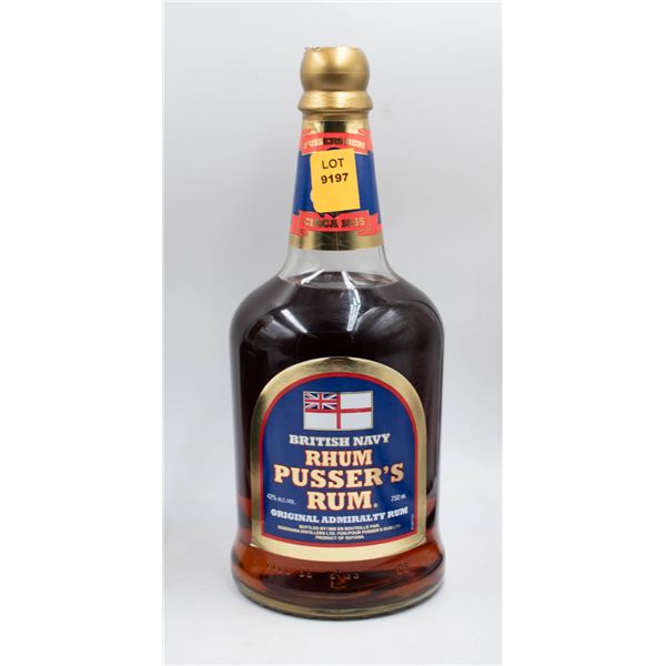 BRITISH NAVY PUSSER'S RUM 750ML 42%