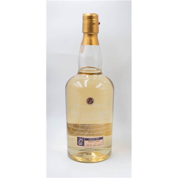 VATTED MALT WHISKY AGED 12 YEARS 700ML 46^