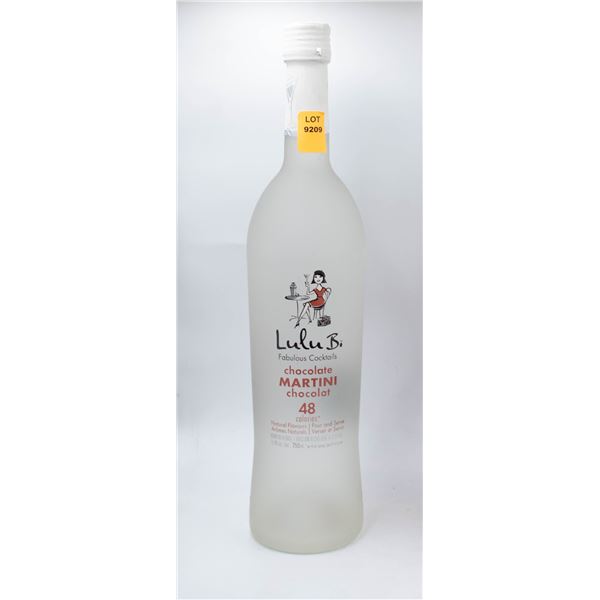 LULU B. FABULOUS COCKTAILS CHOCOLATE MARTINI