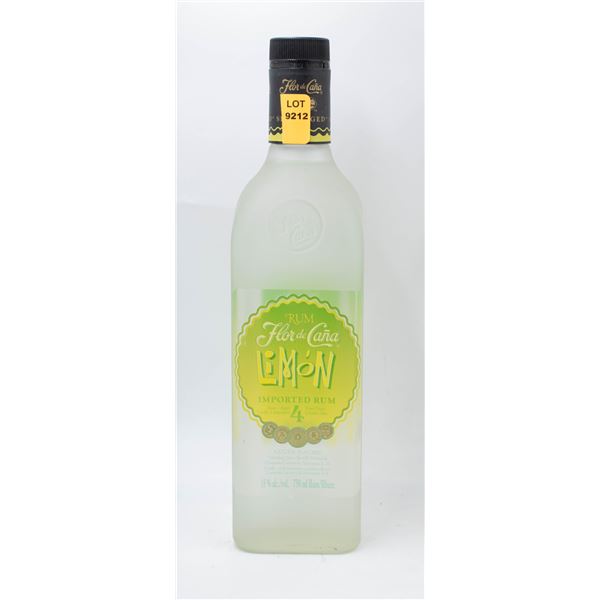 FLOR DE CANA LIMON RUM SLOW AGED 4 YEARS 750ML 35%