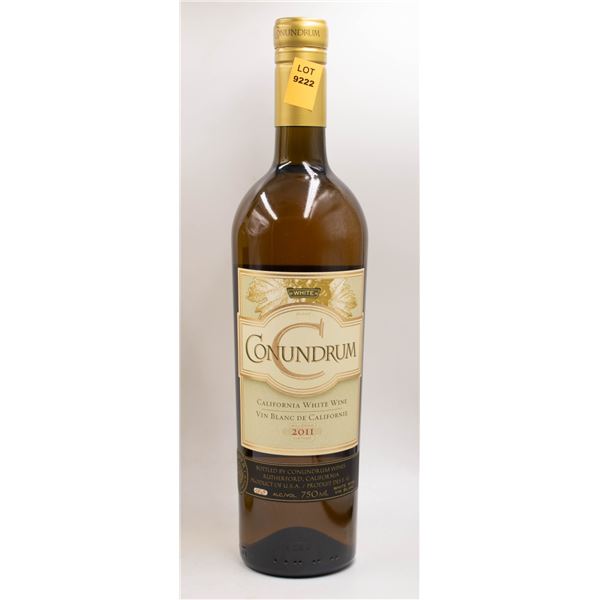 2011 CONUNDRUM CALIFORNIA WHITE WINE 750ML 13.5%