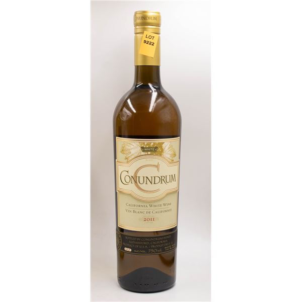 2011 CONUNDRUM CALIFORNIA WHITE WINE 750ML 13.5%
