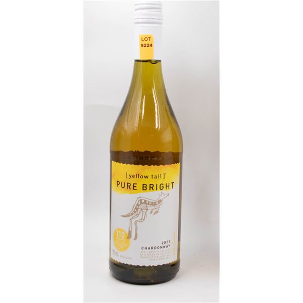 YELLOW TAIL PURE BRIGHT CHARDONNAY 750ML 9.5%