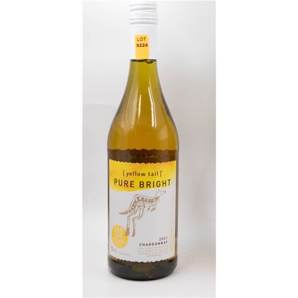 YELLOW TAIL PURE BRIGHT CHARDONNAY 750ML 9.5%