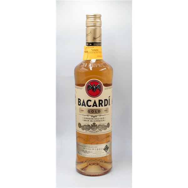 BACARDI GOLD RUM 750ML 40%
