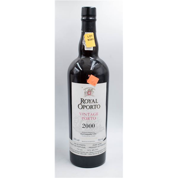 2000 VINTAGE ROYAL OPORTO 750ML 20%