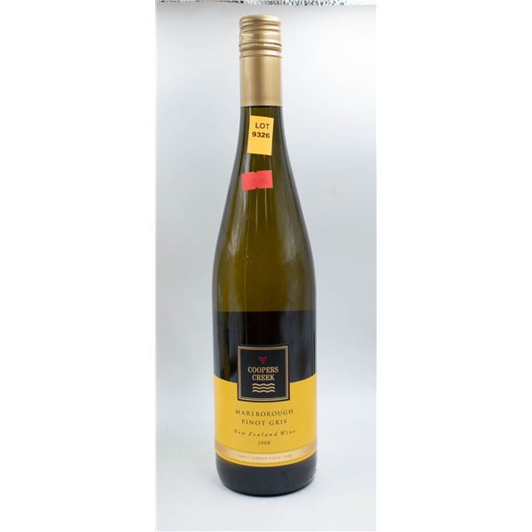 2008 COOPERS CREEK MARLBOROUGH PINOT GRIS