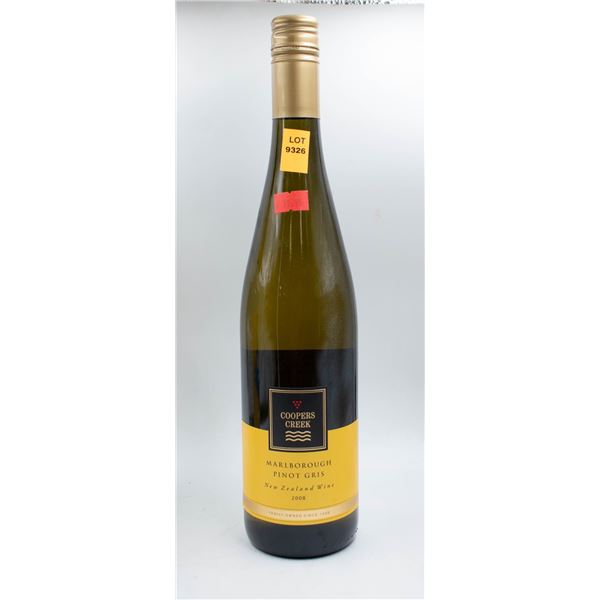 2008 COOPERS CREEK MARLBOROUGH PINOT GRIS