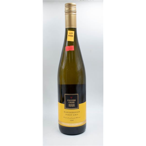2008 COOPERS CREEK MARLBOROUGH PINOT GRIS