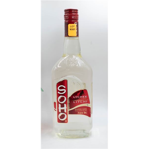 SOHO LYCHEE FLAVORED LIQUOR 750ML 21%