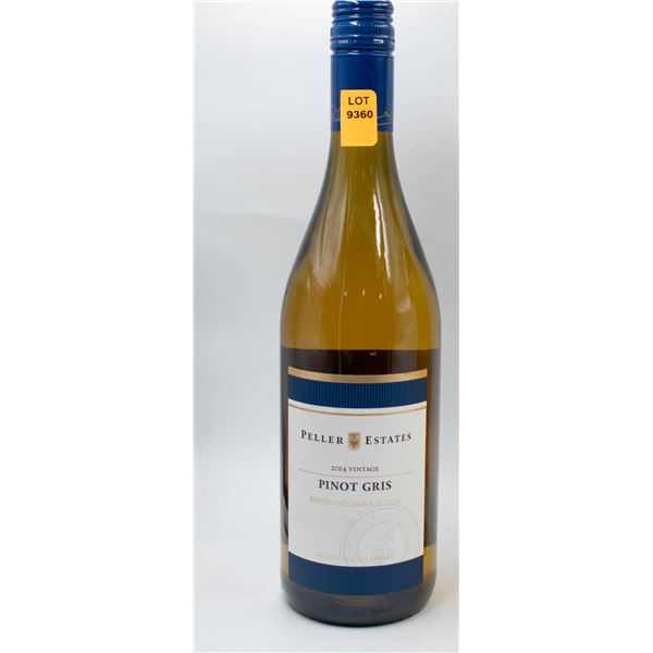 2014 PELLER ESTATES PINOT GRIS 750ML 13.5%
