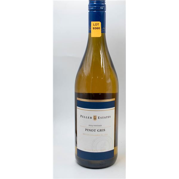 2014 PELLER ESTATES PINOT GRIS 750ML 13.5%