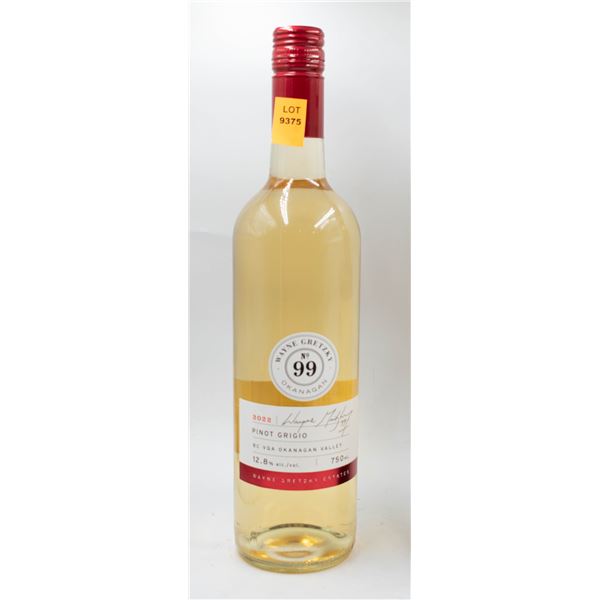 2022 WAYNE GRETZKY PINOT GRIGIO 750ML 12.8%