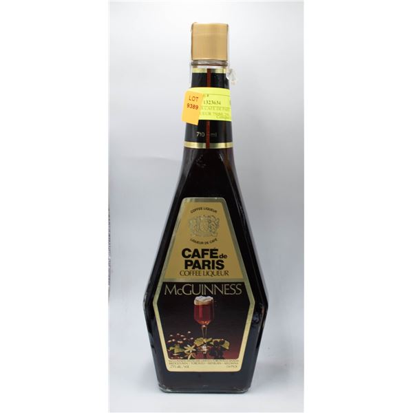 MCGUINNESS CAFE DE PARIS COFFEE LIQUEUR 750ML 25%