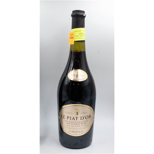 LE PIAT D'OR VINE ROUGE FRANCOIS 750ML 12%