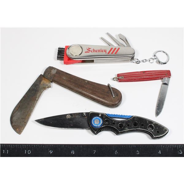 LOT OF POCKET KNIVES & GOLF TOOL — image 20