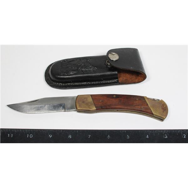 POCKET KNIFE IN LEATHER CASE — image 22
