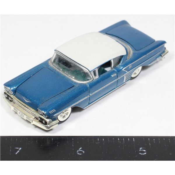 1958 CHEVROLET IMPALA DIE-CAST APPEARS 1:64 SCALE
