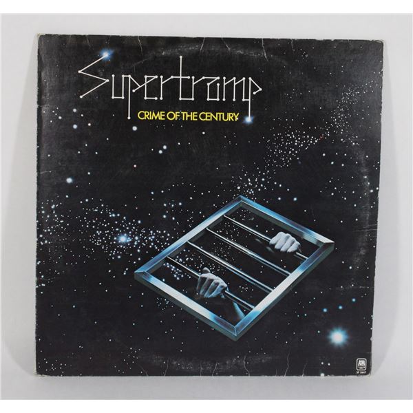 SUPERTRAMP CRIME OF THE CENTURY VINYL RECORD