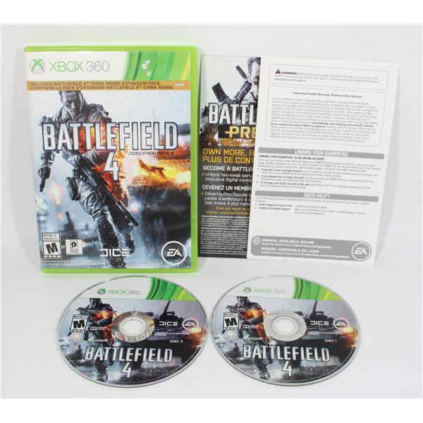 BATTLEFIELD 4 XBOX 360