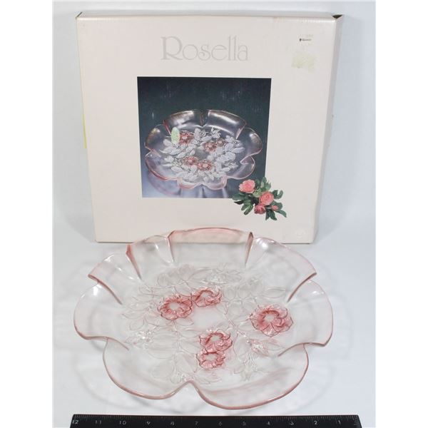 ROSELLE VINTAGE WALTHER GLASS PLATE