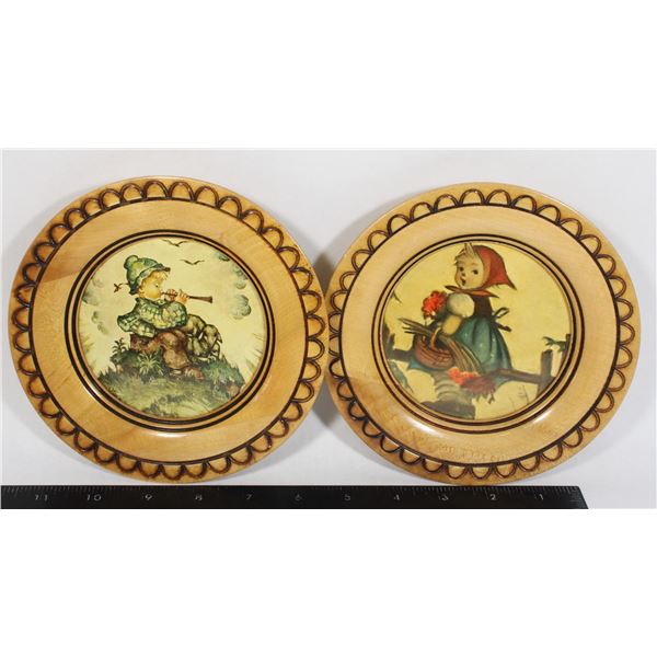 HUMMEL WOODEN PLATES