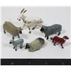 Image 1 : COLLECTION OF VINTAGE LEAD FARMYARD ANIMALS