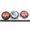 Image 1 : TEAM CANADA HOCKEY PUCKS, ONE SEALED