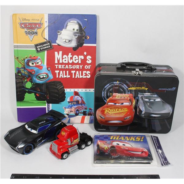 BUNDLE OF DISNEY CARS THEME ITEMS INCLUDING