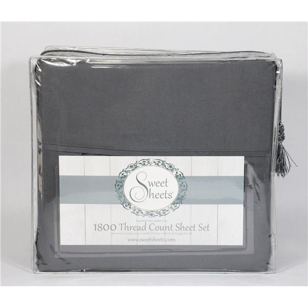 SWEET SHEETS 1800 THREAD COUNT QUEEN SIZE SHEET SET