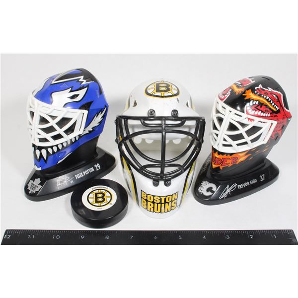 MCDONALD'S HOCKEY HELMET TOYS FEAT. BRUINS