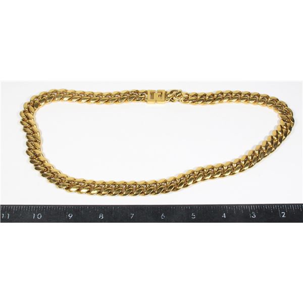 24" GOLD COLORED STAINLESS STEEL CHAIN