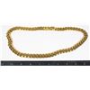 Image 1 : 24" GOLD COLORED STAINLESS STEEL CHAIN