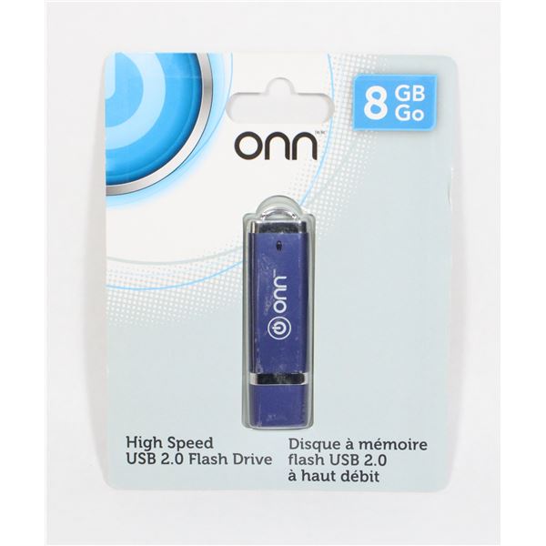 ONN HIGH SPEED 8 GB USB 2.0 FLASH DRIVE