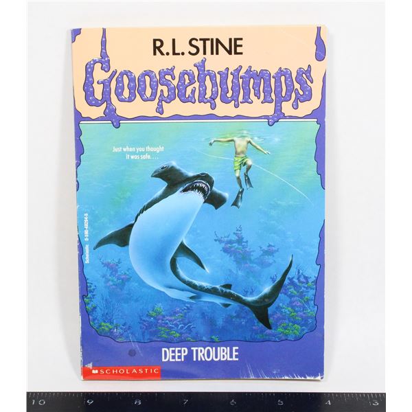 R.L. STINE GOOSEBUMPS DEEP TROUBLE FIRST PRINTING