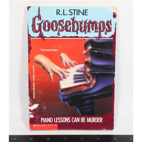 R.L. STINE GOOSEBUMPS PIANO LESSONS CAN BE MURDER