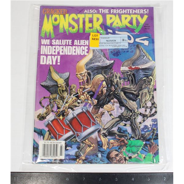 CRACKED MONSTER PARTY MAGAZINE #34 WINTER 1996/199