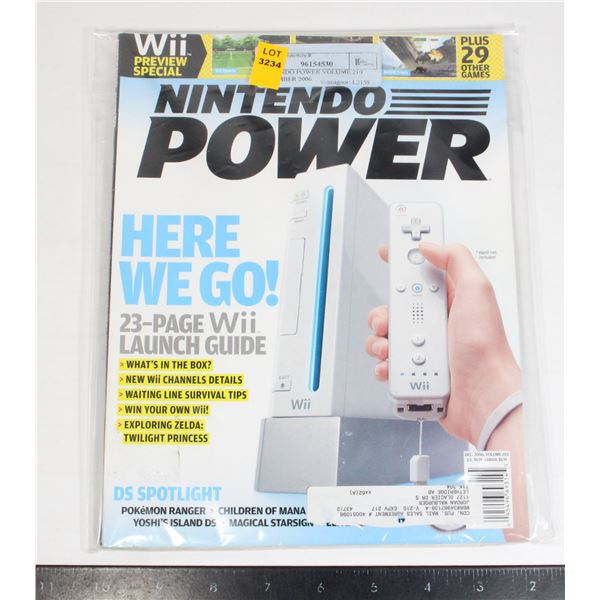 NINTENDO POWER VOLUME 210 DECEMBER 2006
