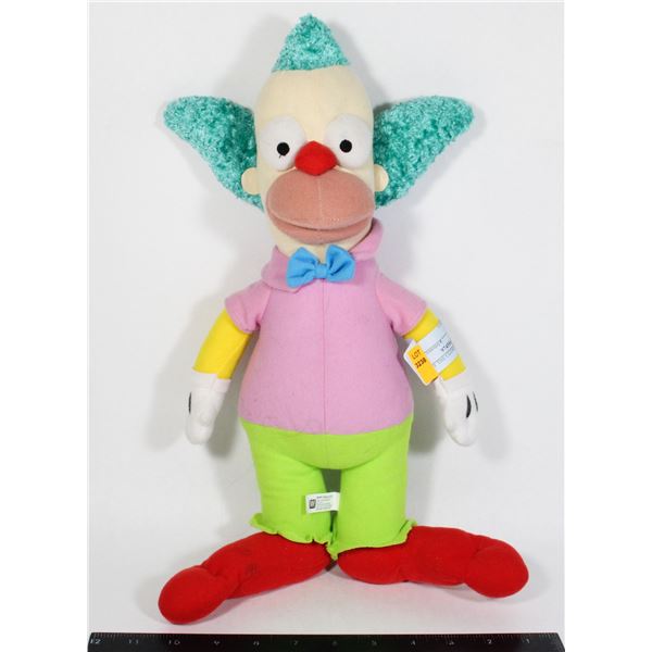 KRUSTY THE CLOWN STUFFY