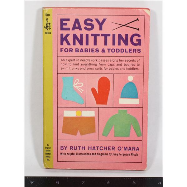 POCKET BOOKS INC. EASY KNITTING FOR BABIES &