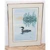 Image 1 : FRAMED LOON PRINT 24.5" X 18.5"