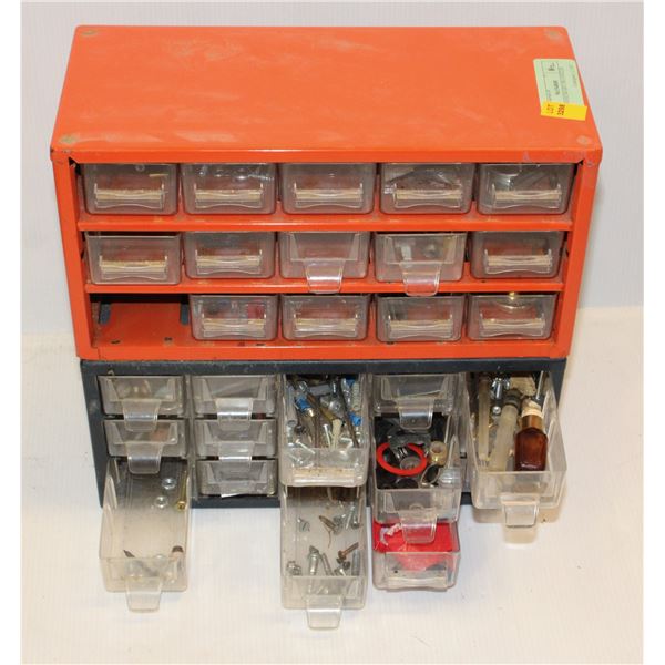 SMALL HARDWARE ORGANIZERS WITH CONTENTS