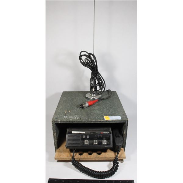 CB RADIO WITH ANTENNA